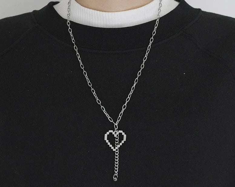 Cute In Love Silver Chain
