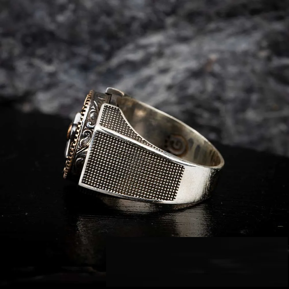 Clock Design Micro Detailed Spinner Ring
