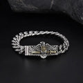 Sterling Silver Personalized Eagle Bracelet