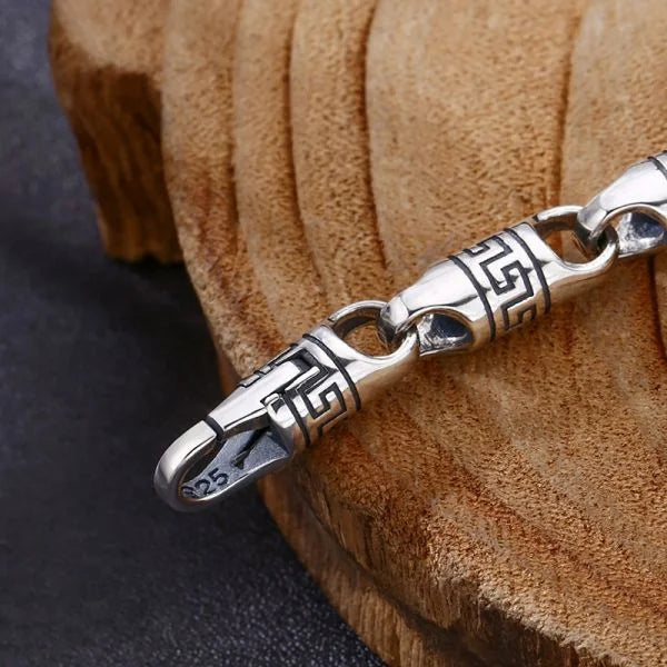 Sterling Silver Vintage Lucky Bucket Bead Bracelet