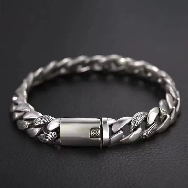 Sterling Silver Classic Atmosphere Cuba Bracelet