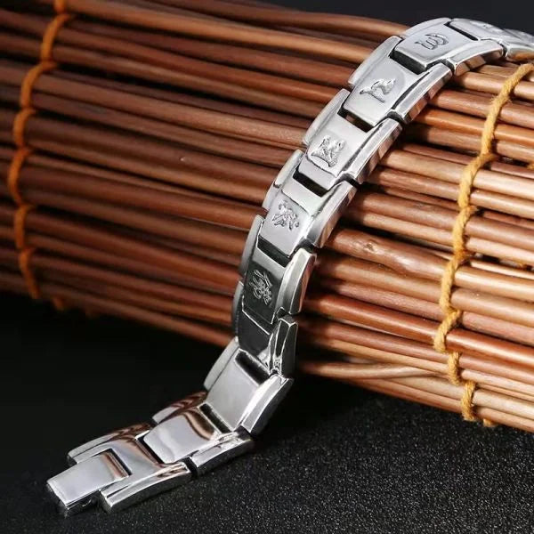 Sterling Silver Six Character Truth Stand Alone Bracelet