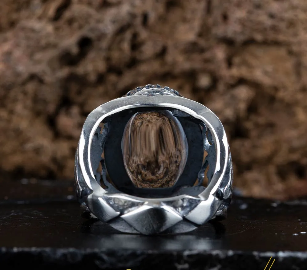 Dur Al Najaf Silver Classic Men Ring
