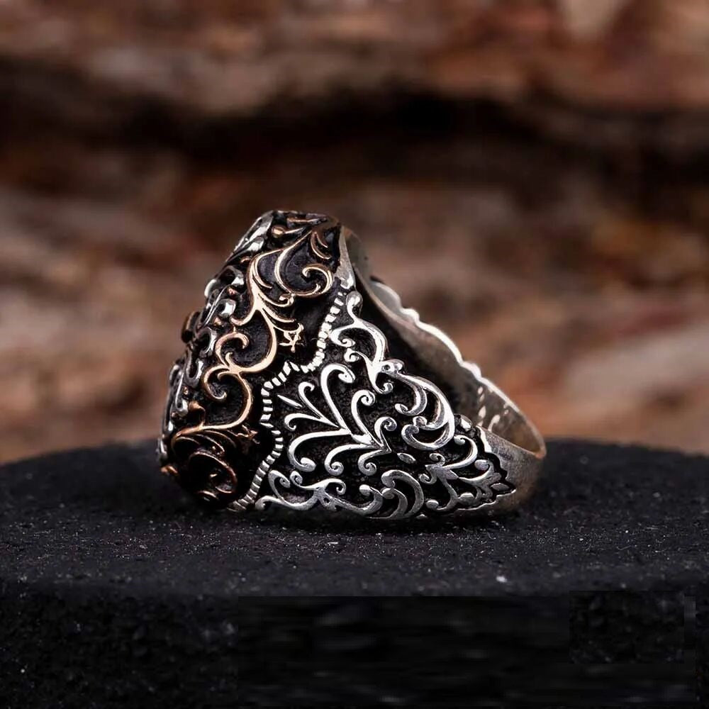 Exclusive Design Stoneless Silver Ring No1