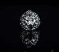 Roaring Lion Head Figure Blue Zircon Pieces Ring