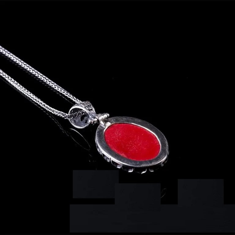 Allahu Akbar Coral Pendant