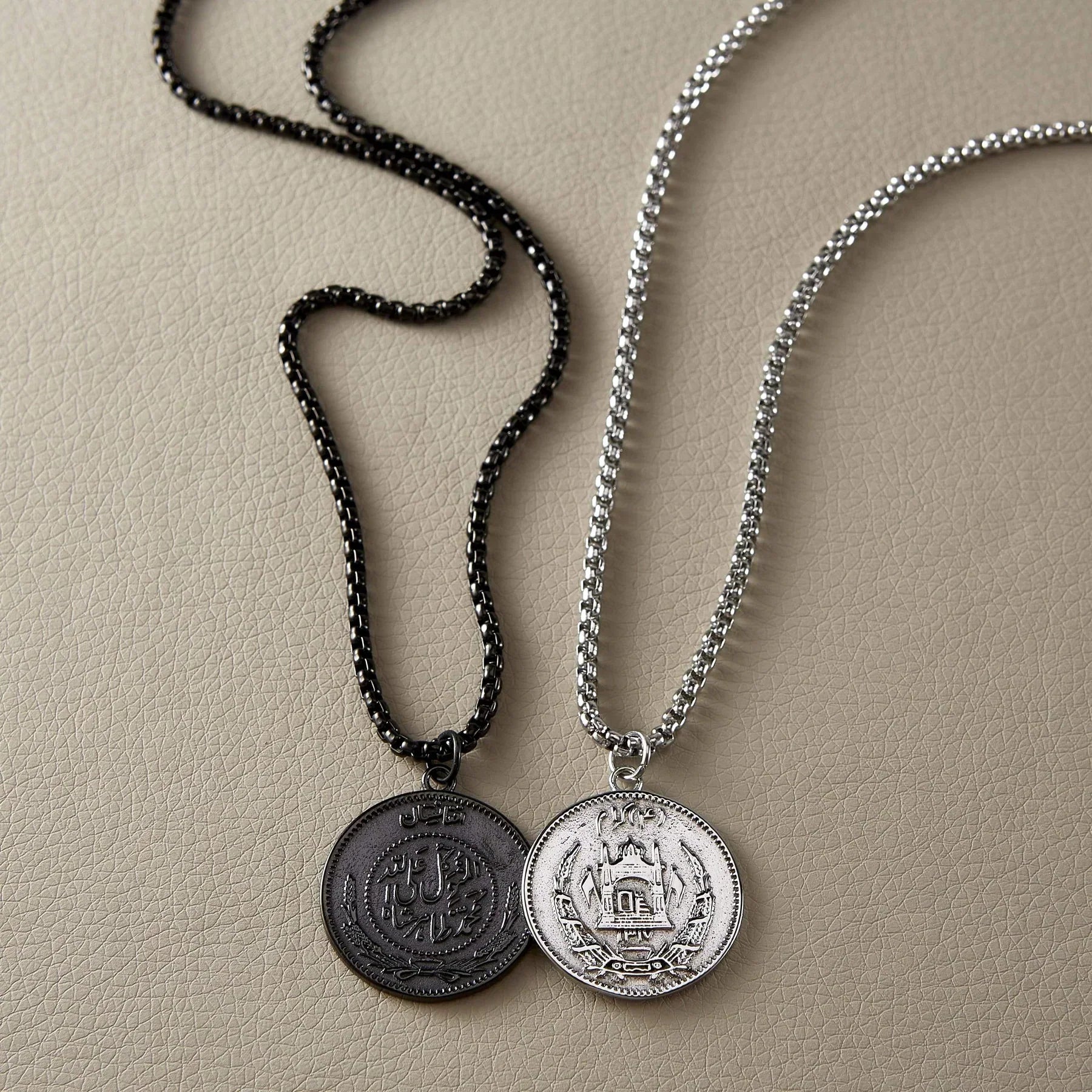 Country Coin Necklace  Men
