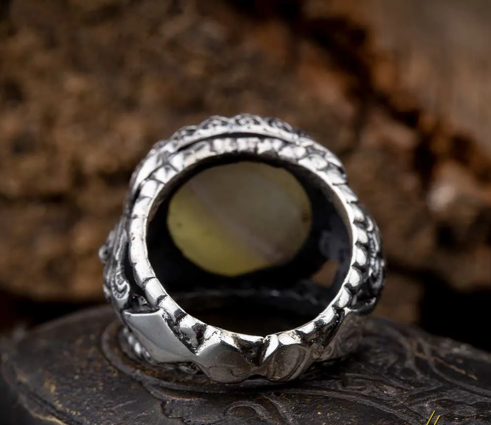 Allahumma Salli `Alaa Sayyidinaa Muhammadini Mother of Pearl Ring