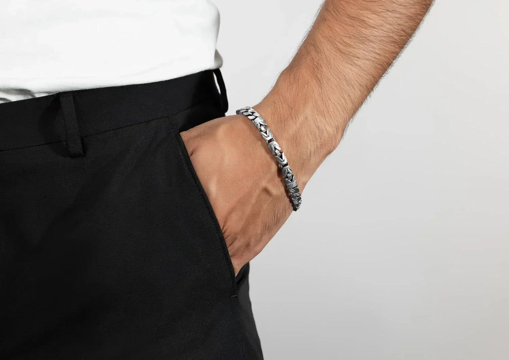 Bali Byzantine Cuban Men Bracelet