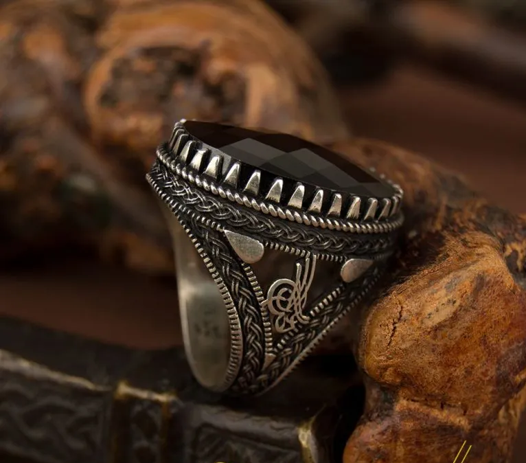 Big Oval Faceted Cut Zircon Ring