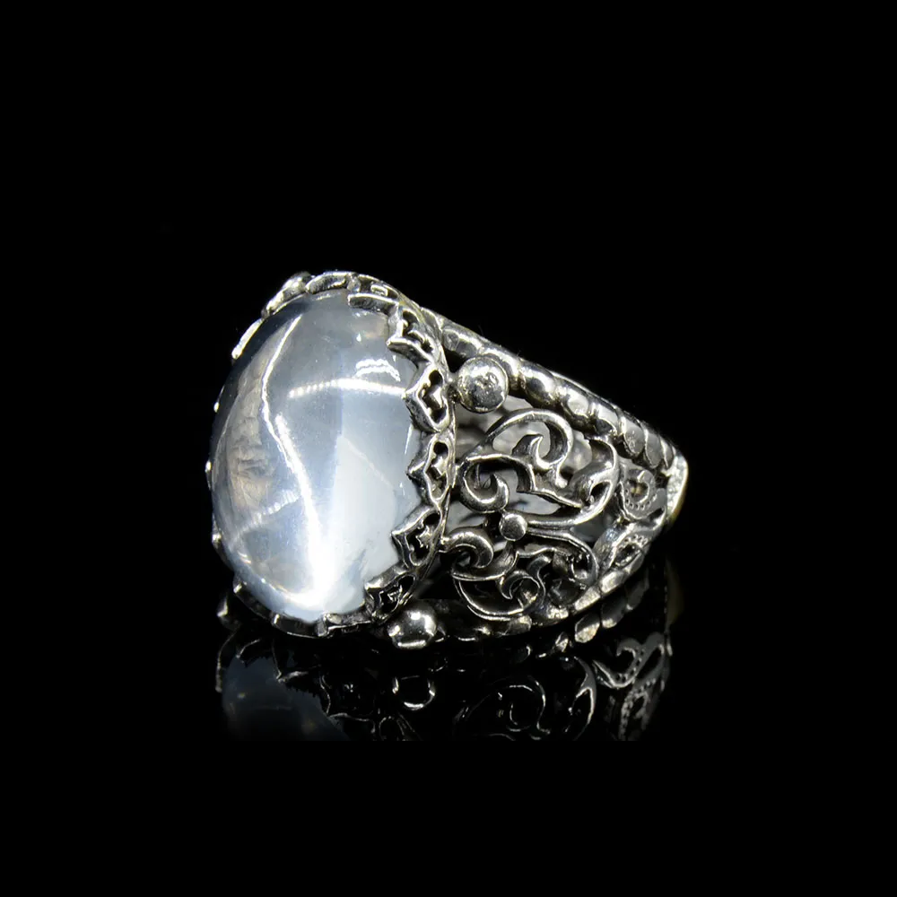 Craft Collection Handmade Dur Al Najaf Silver Men Ring