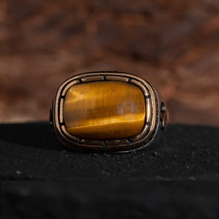 Ala Collection Tiger’s Eye Men Ring
