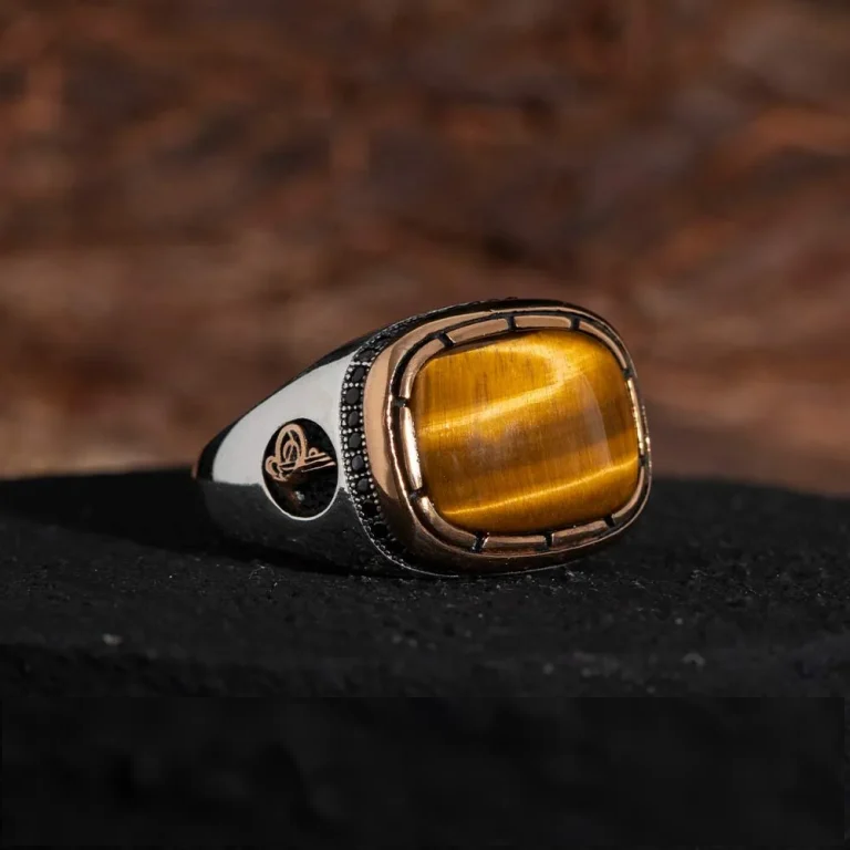 Ala Collection Tiger’s Eye Men Ring