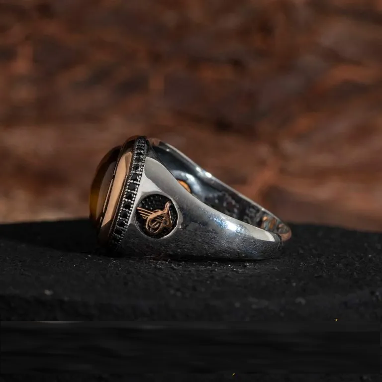 Ala Collection Tiger’s Eye Men Ring