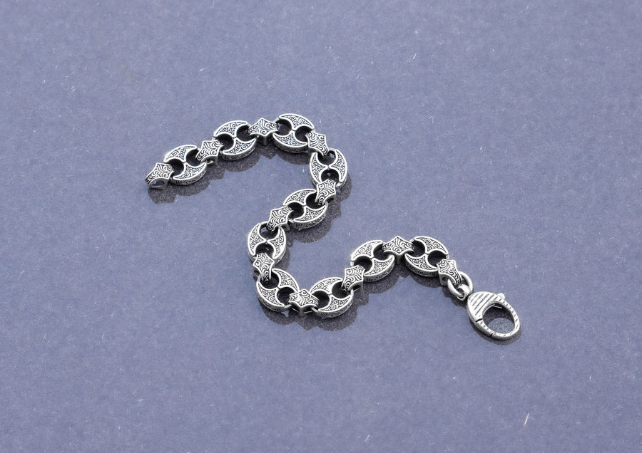 Engraved Battle Axe Bracelet