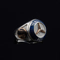 Car Logo Special Silver Ring for Mercedes-Benz Owners No2