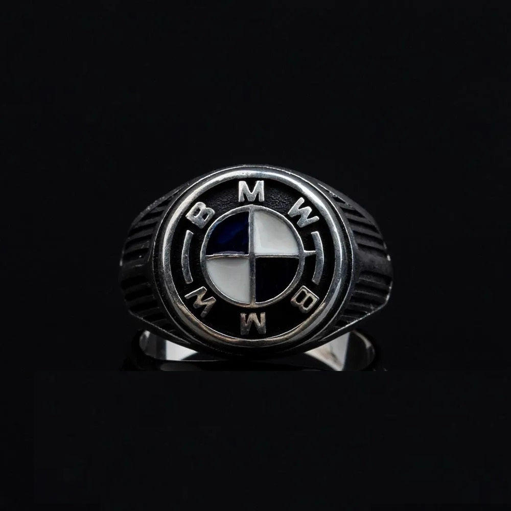 Car Logo Special Silver Ring for BMW Owners No1