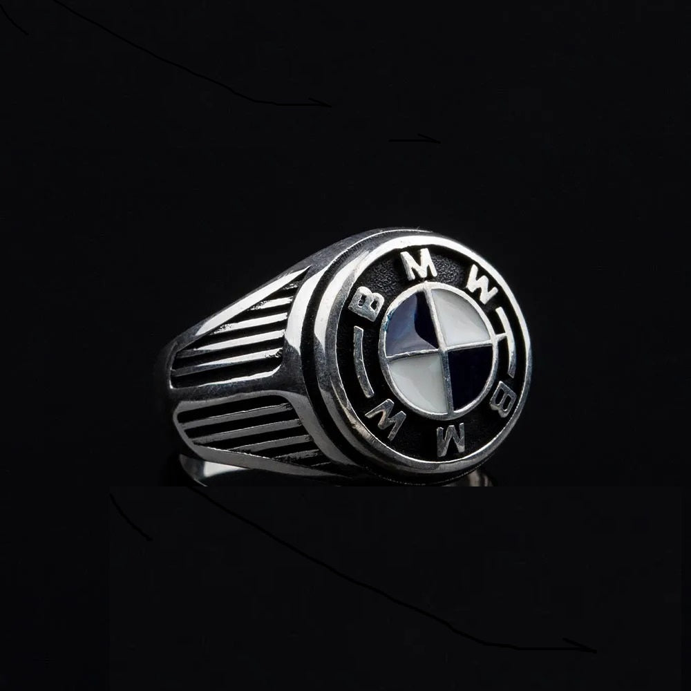 Car Logo Special Silver Ring for BMW Owners No1
