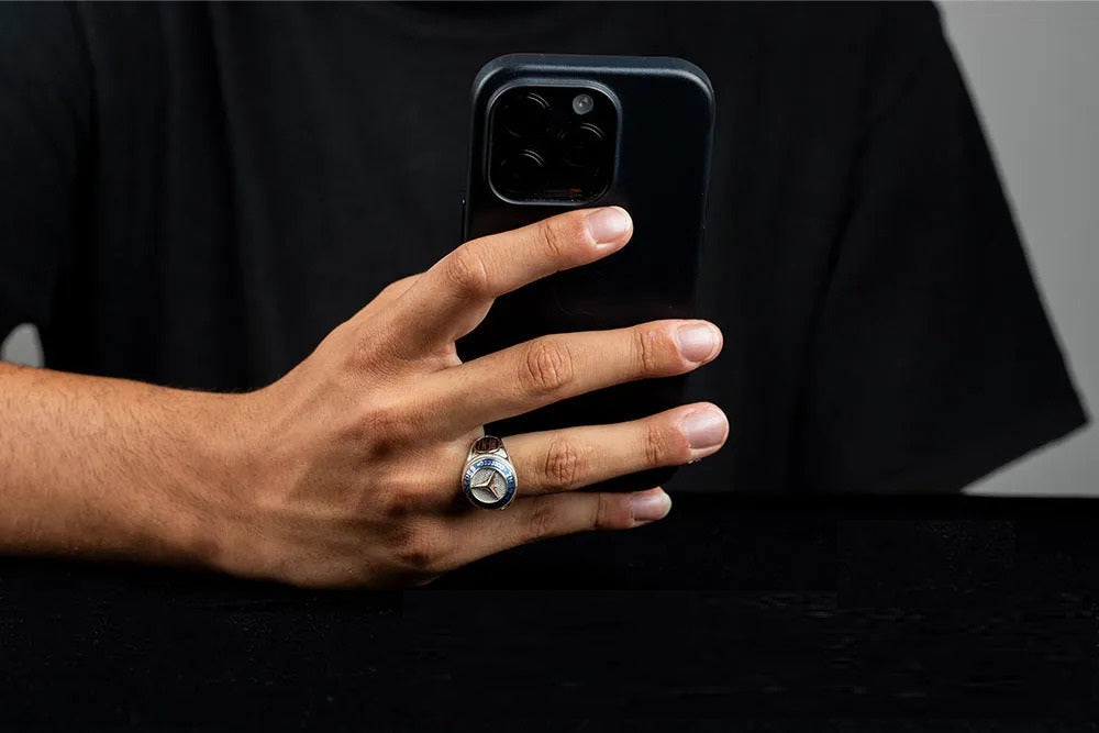 Car Logo Special Silver Ring for Mercedes-Benz Owners No2