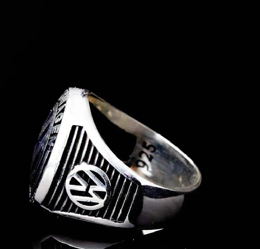 Car Logo Micro Zircon Detailed Ring for Volkswagen Owners No2