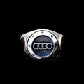 Car Logo Special Silver Ring for Audi Owners No1