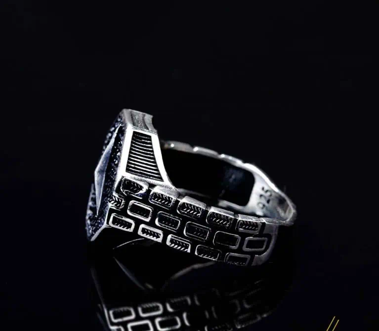 Car Logo Micro Zircon Detailed Ring for Mercedes-Benz Owners