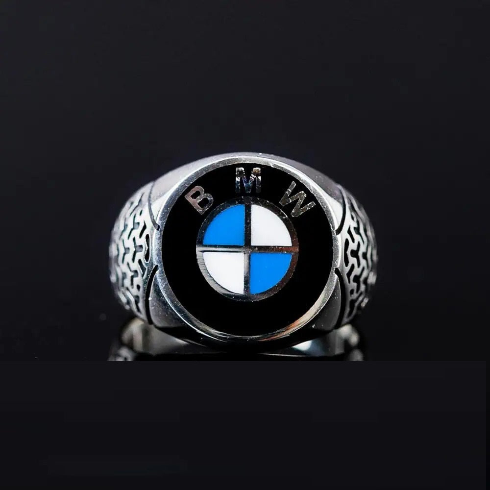 Car Logo Special Silver Ring for BMW Owners No2