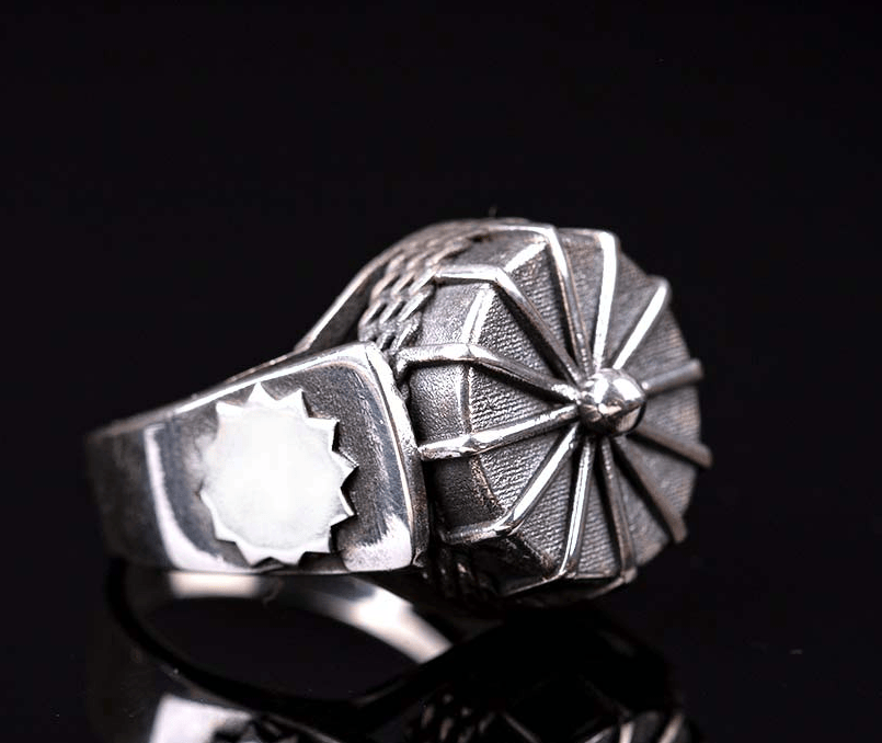 Bektashi Crown Silver Ring For Men