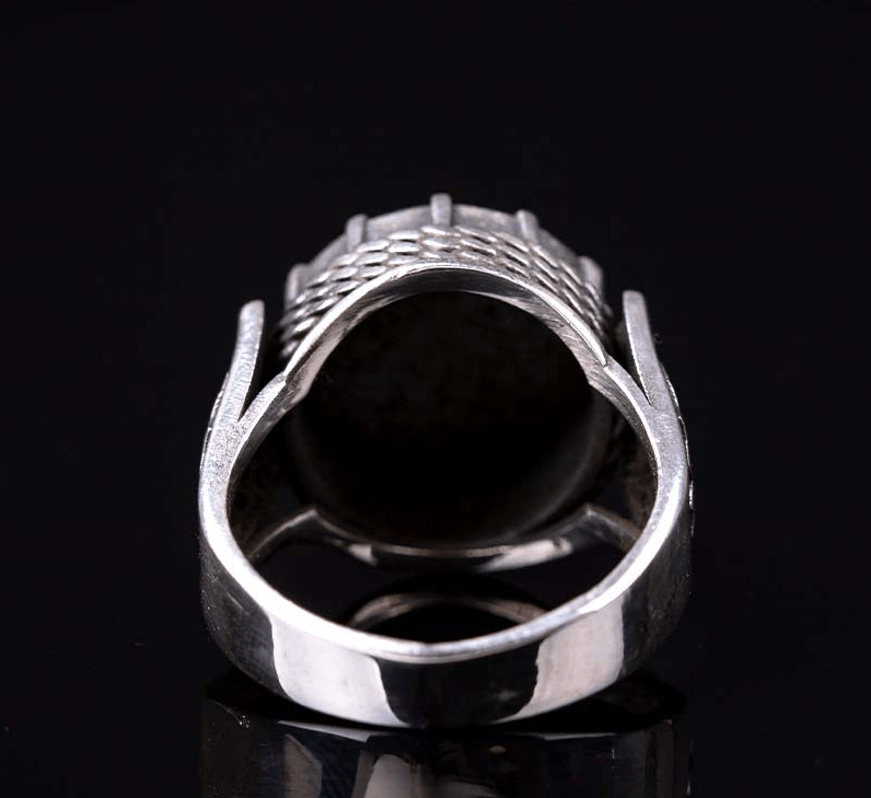 Bektashi Crown Silver Ring For Men