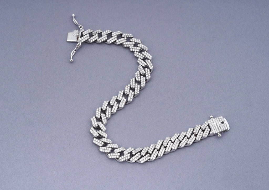 Iced Out Cuban Link Men Bracelet