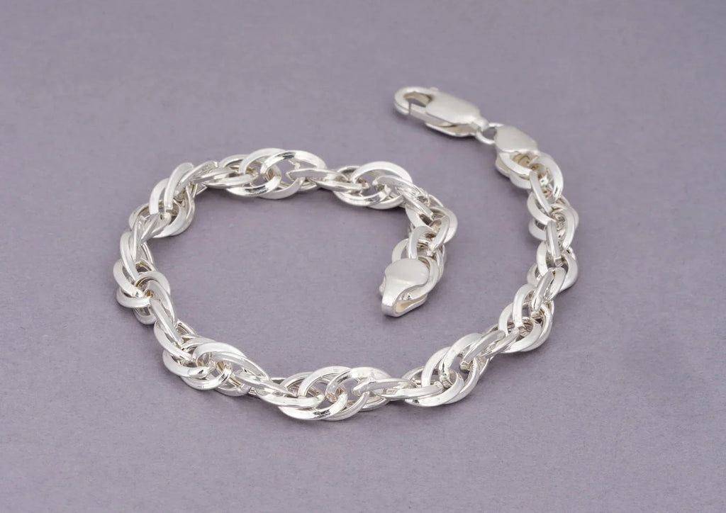 Intertwined Rope Link Men Bracelet