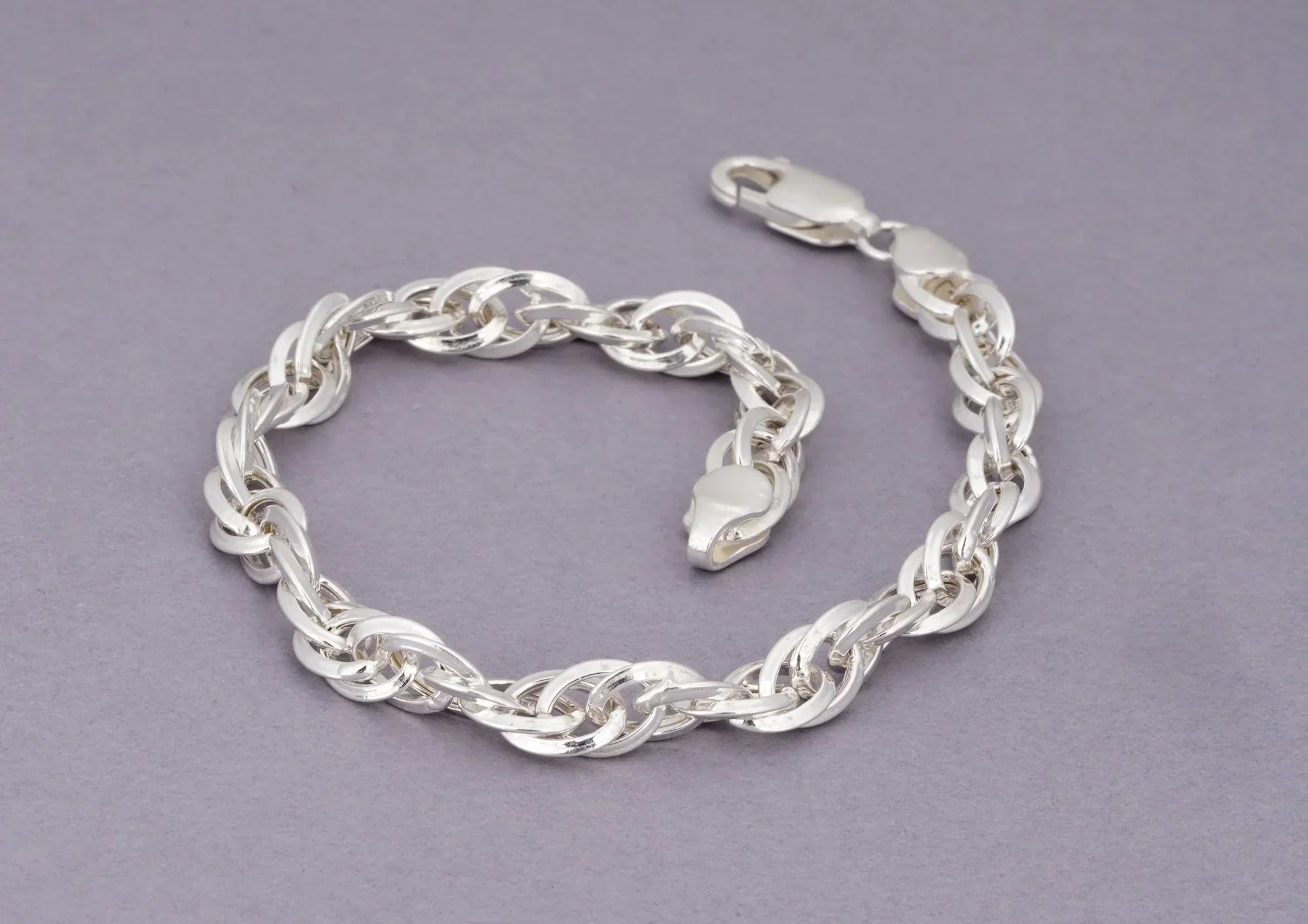 Intertwined Rope Link Men Bracelet