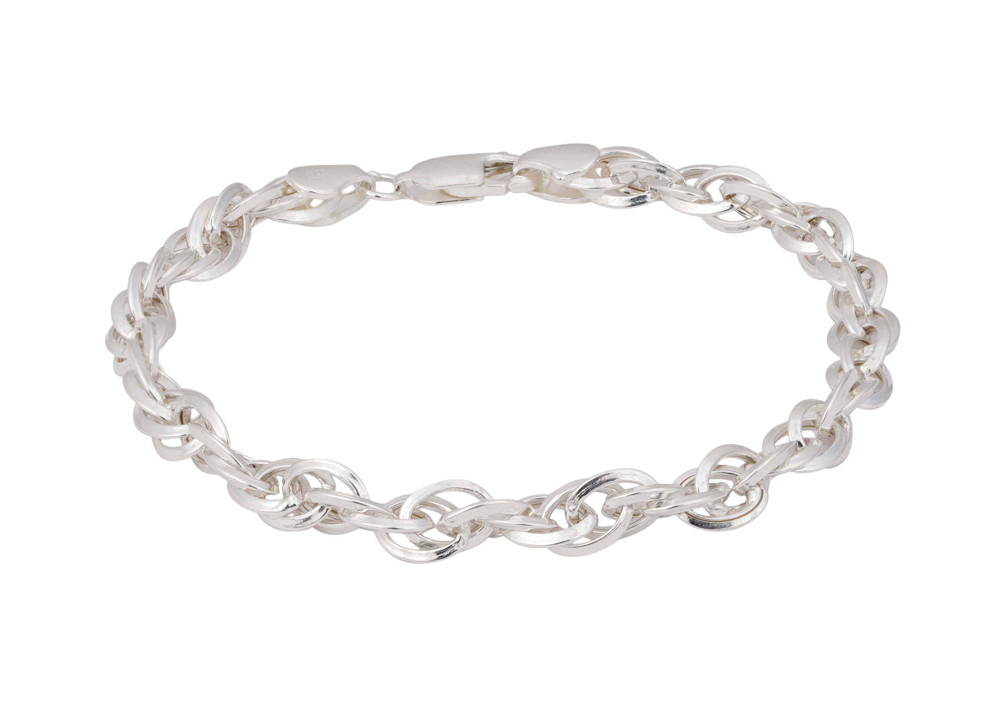 Intertwined Rope Link Men Bracelet