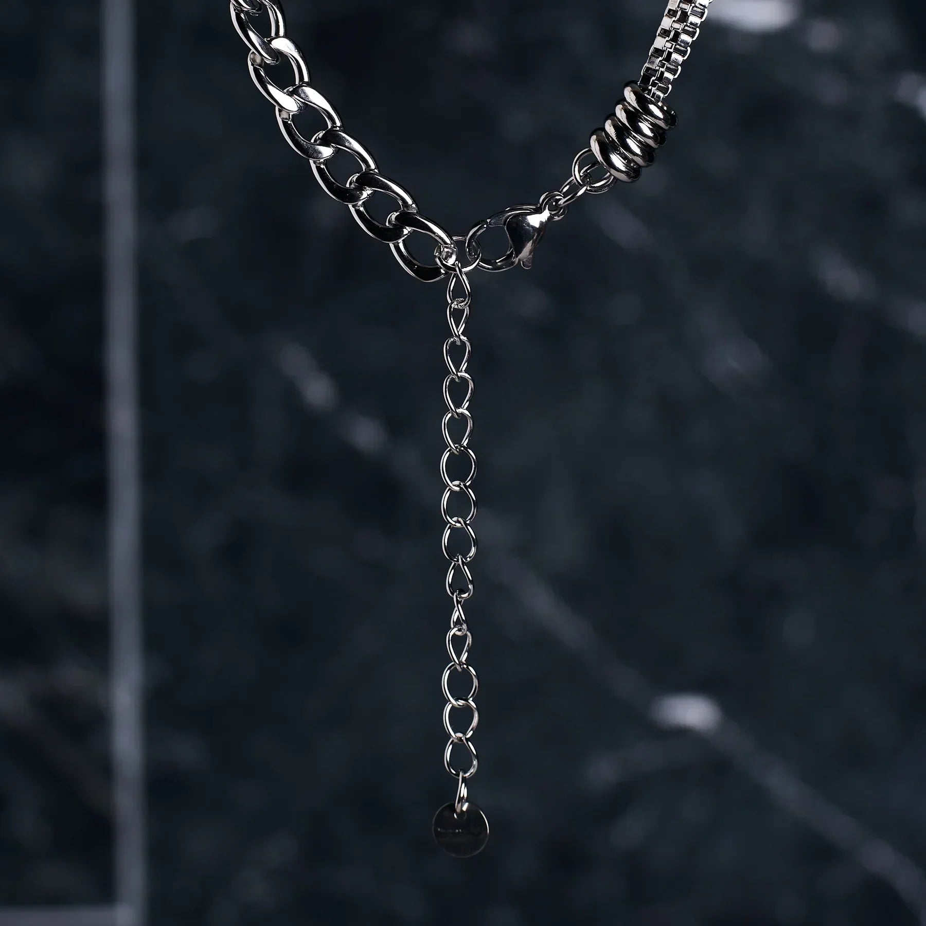 Cryptic Rune Silver Chain