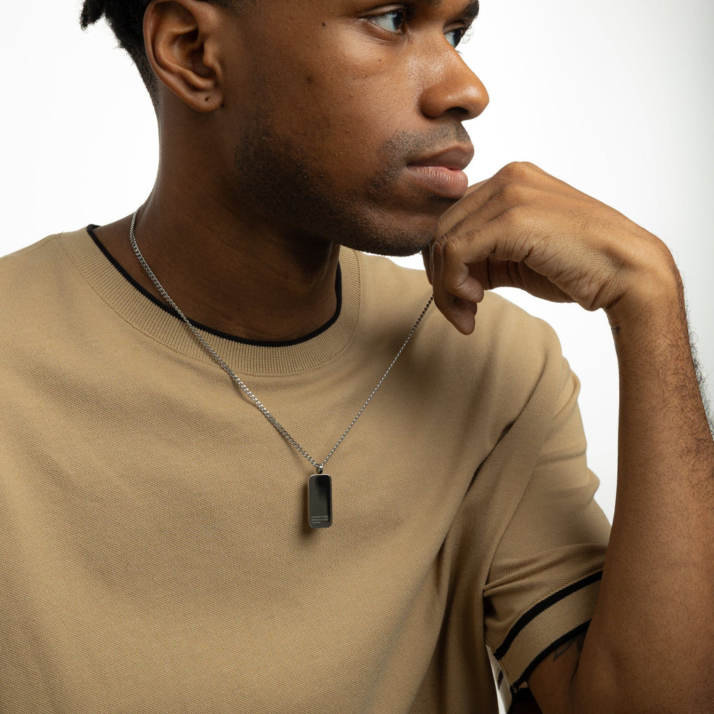 Impossible Until It's Done Tag Necklace