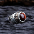 One of a Kind Orange Tiger’s Eye Ring No1