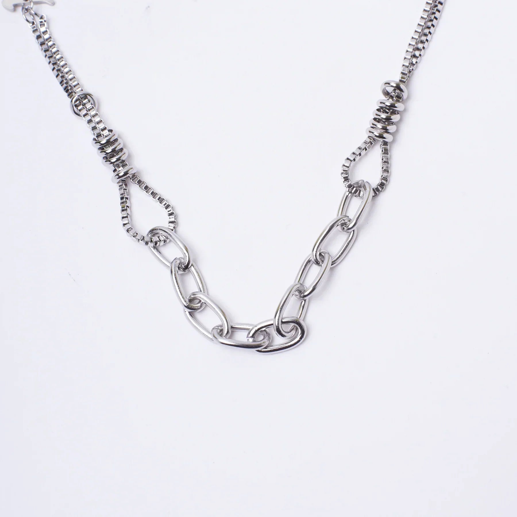 Cryptic Rune Silver Chain