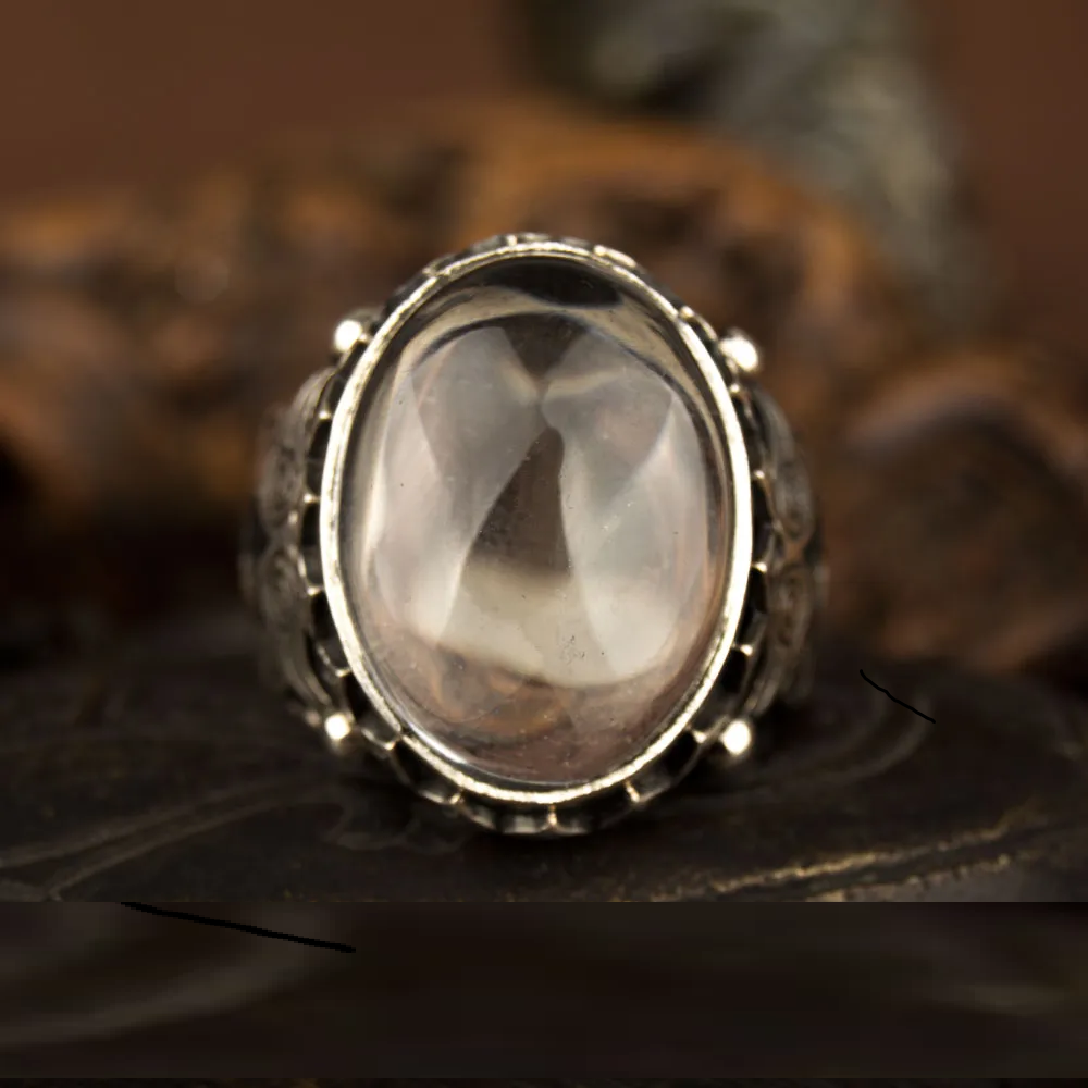 Traditional Hand Made Durr-A-Najaf Silver Ring