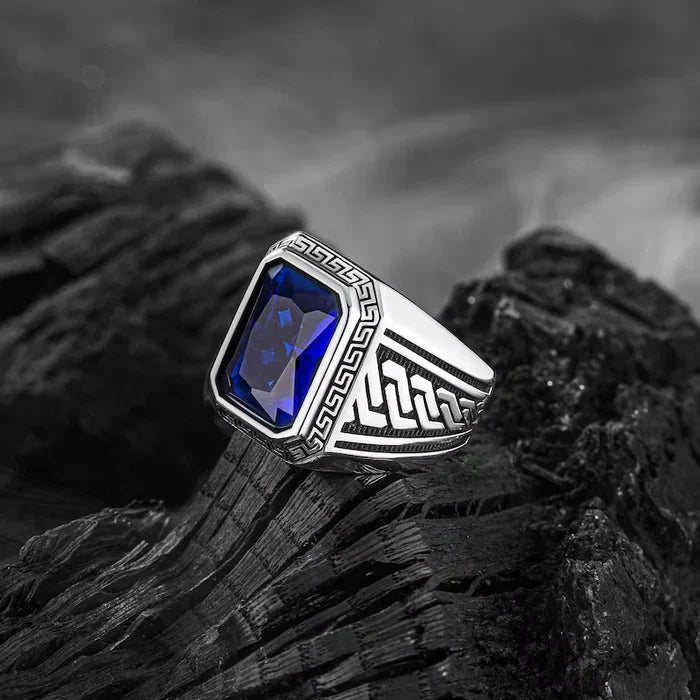 Ancient Greek Mythology - Blue Turkish Ring