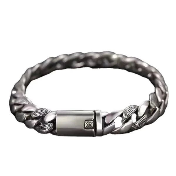 Sterling Silver Classic Atmosphere Cuba Bracelet