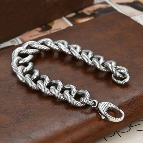 Sterling Silver Personalized Knot Loop Bracelet