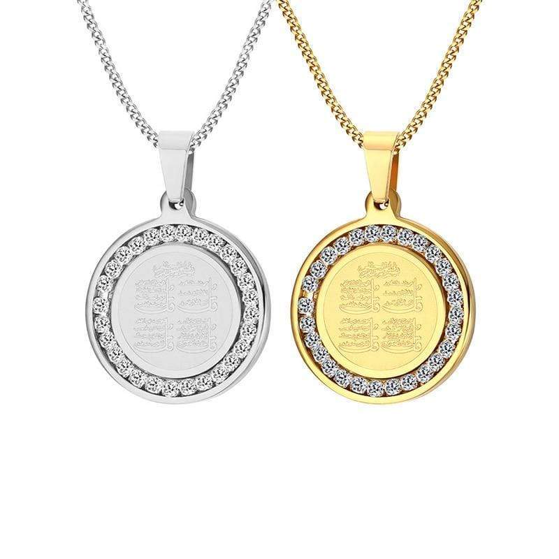 4 Qul Pendant Necklace Gift Hajj Umrah IS1 IS2